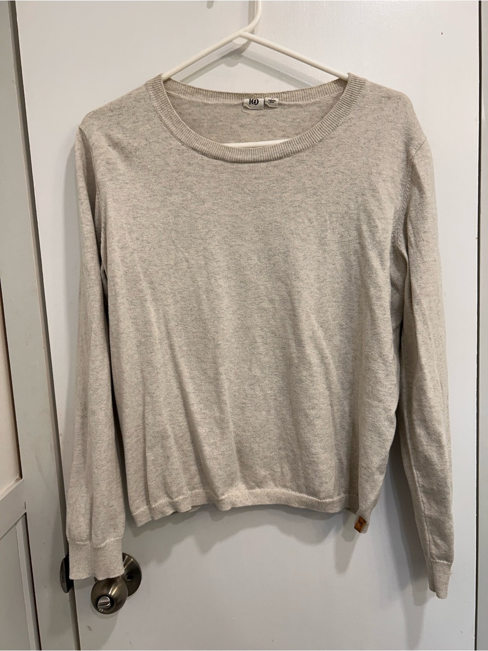 Light Beige Crewneck Women’s Sweater